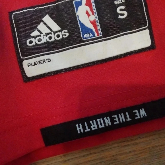 Adidas DeMar DeRozan Red Toronto Raptors #10 Jersey Size Small - Picture 6 of 10